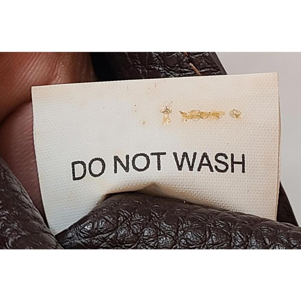 2pk Vegan Suede Tote  Sz Medium Equestrian Collegiate Preppy Purple Brown 15x14 - Picture 13 of 13